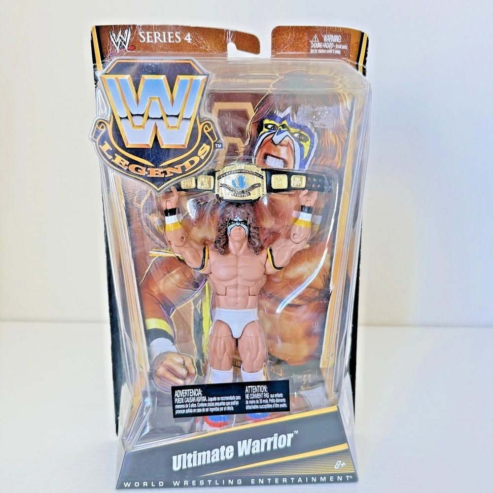 Ultimate Warrior WWE Legends Series 4 Mattel Elite Figure WWF NEW Factory Sealed